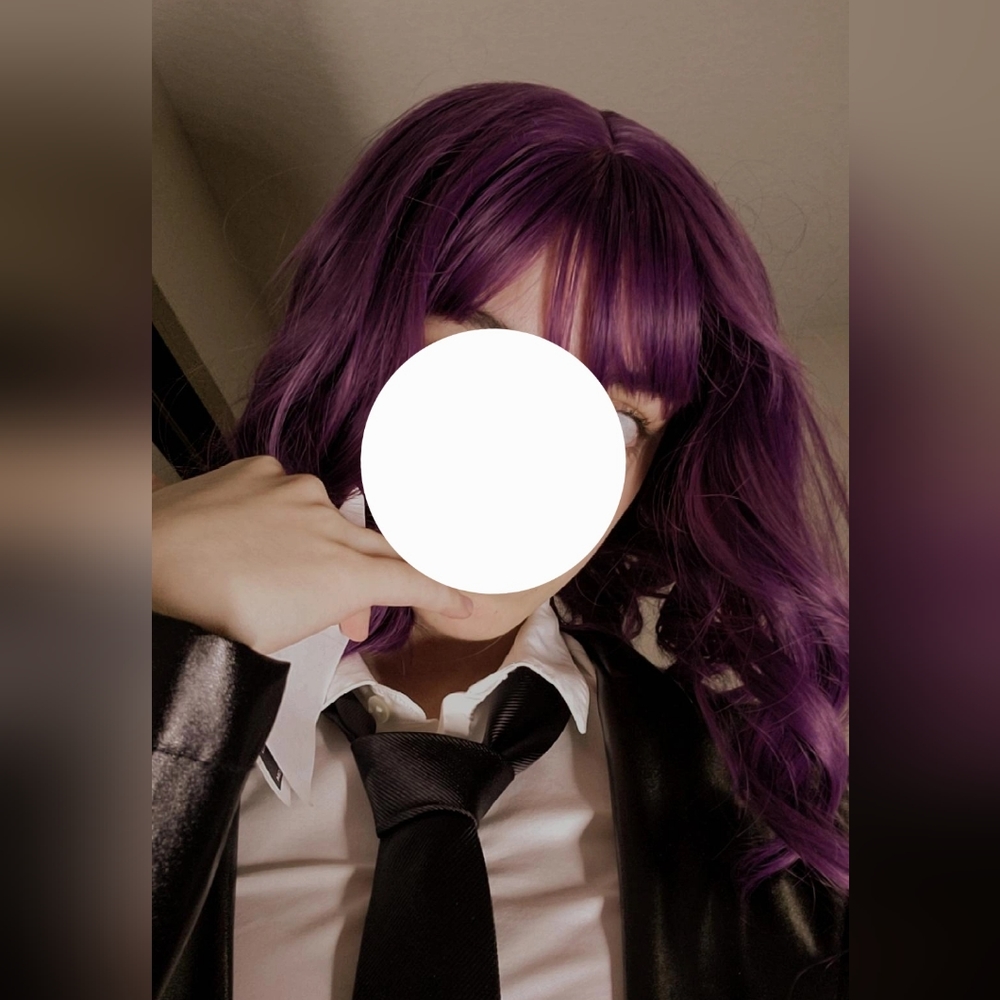 Purple wig
